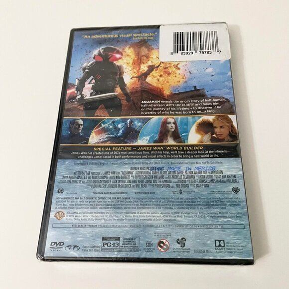 Aquaman DVD Jason Momoa Amber Heard - Picture 12 of 13